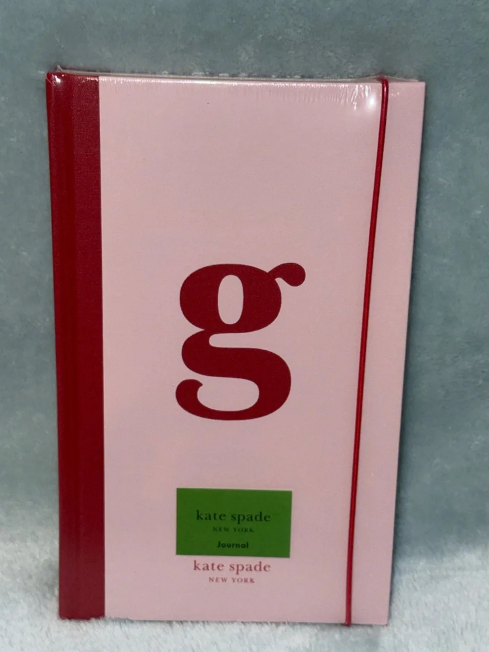 kate spade Pink and Red 'g' Hardcover Journal